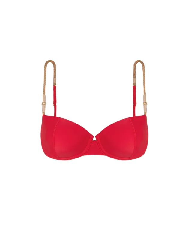 Layla Nissi Top - Red Poppy sold by Vix