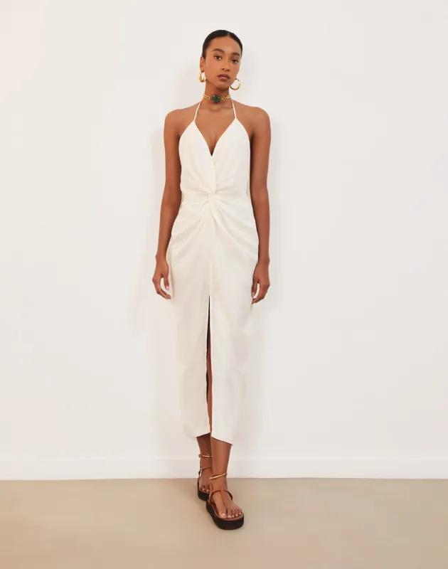Kana Midi Dress (Exchange Only) - Off White sold by Vix