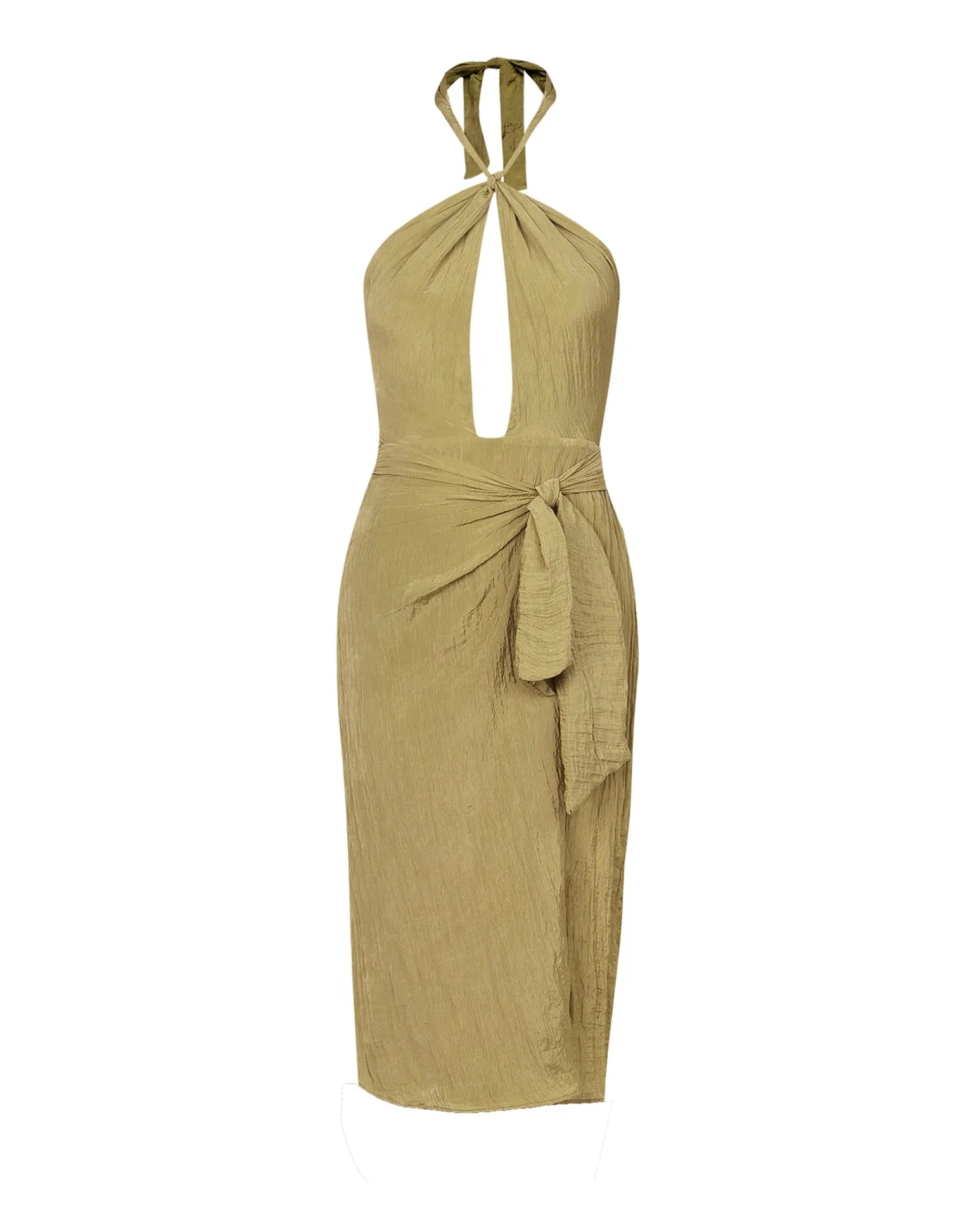 Chelsea Midi Dress (exchange only) - Olivine sold by Vix product image thumbnail 5