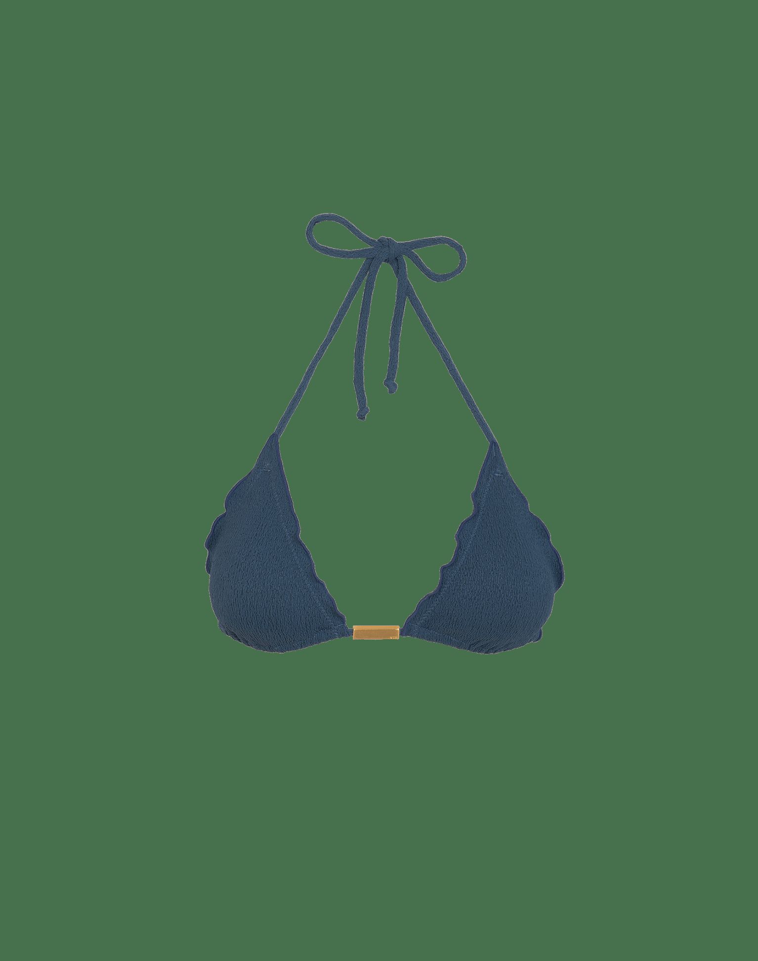 Firenze Ripple Top - Blue Grey sold by Vix
