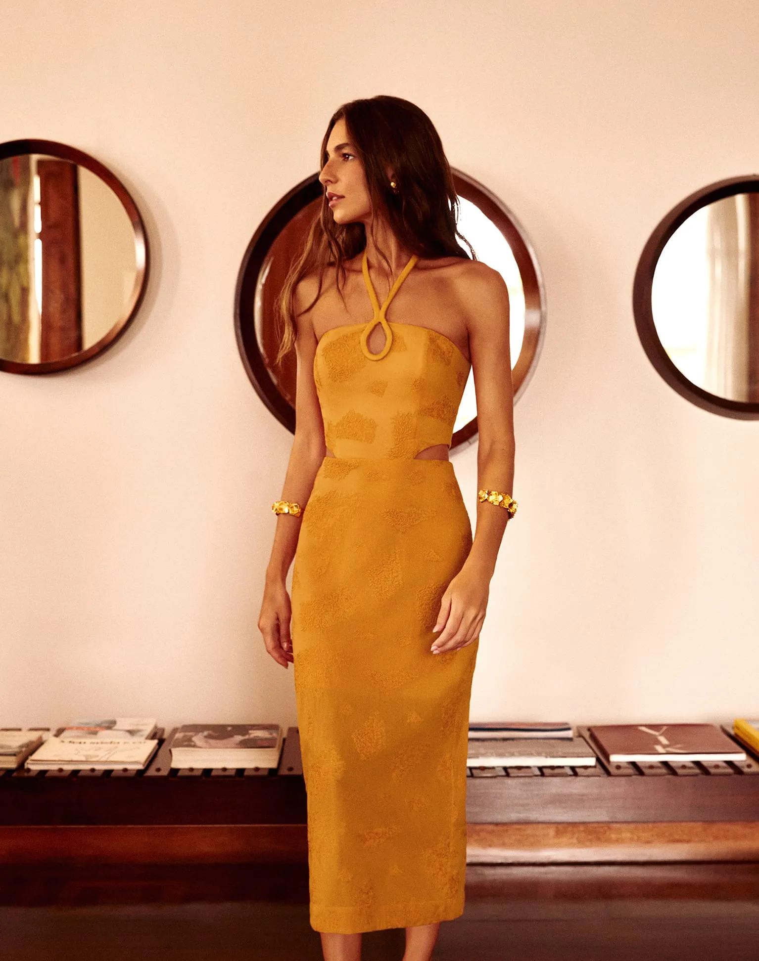 Jordana Midi Dress (Final Sale) - Sunset sold by Vix product image thumbnail 2