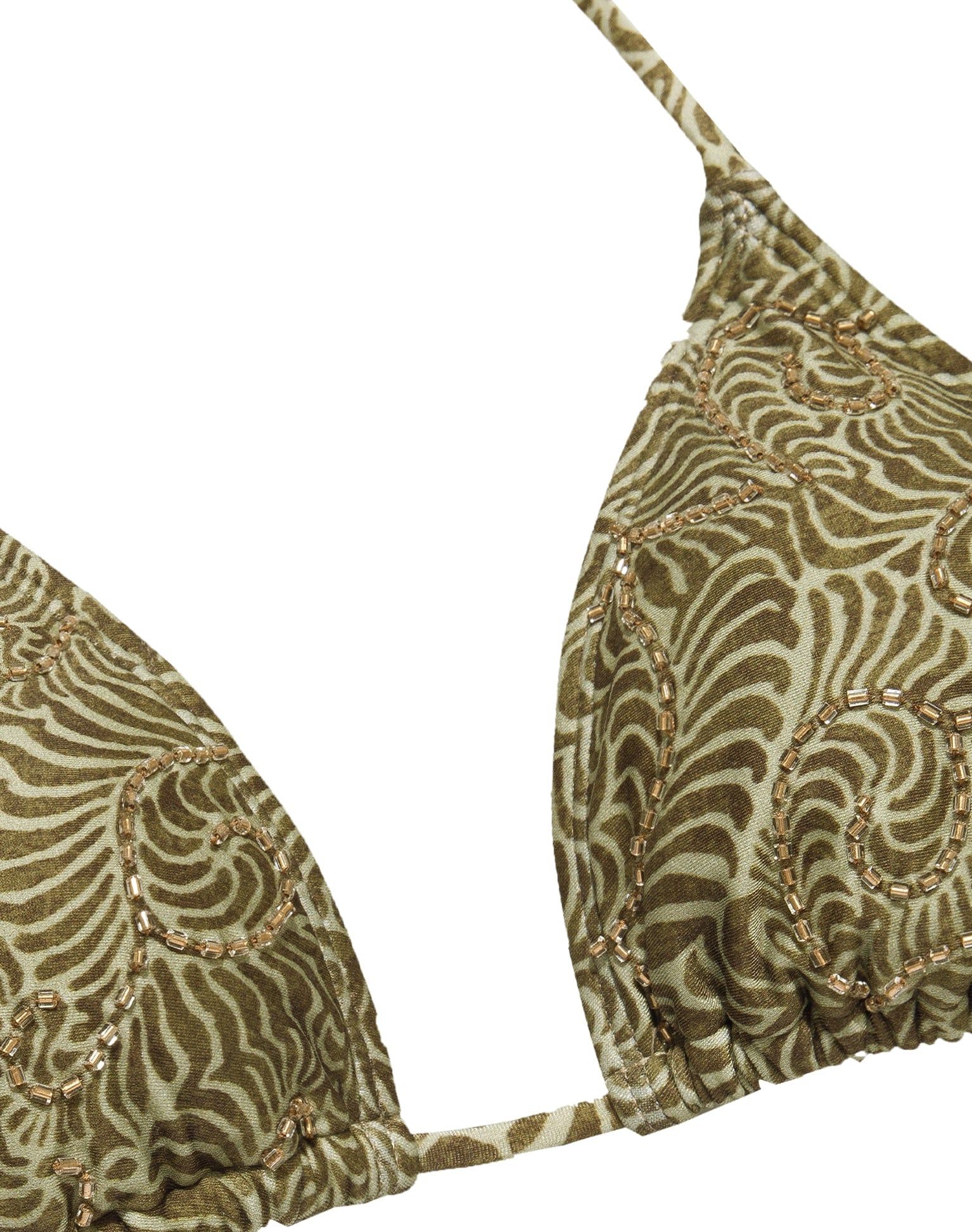 Embroidery Tie Side Bottom (final sale) - Ortiz Green sold by Vix product image thumbnail 5