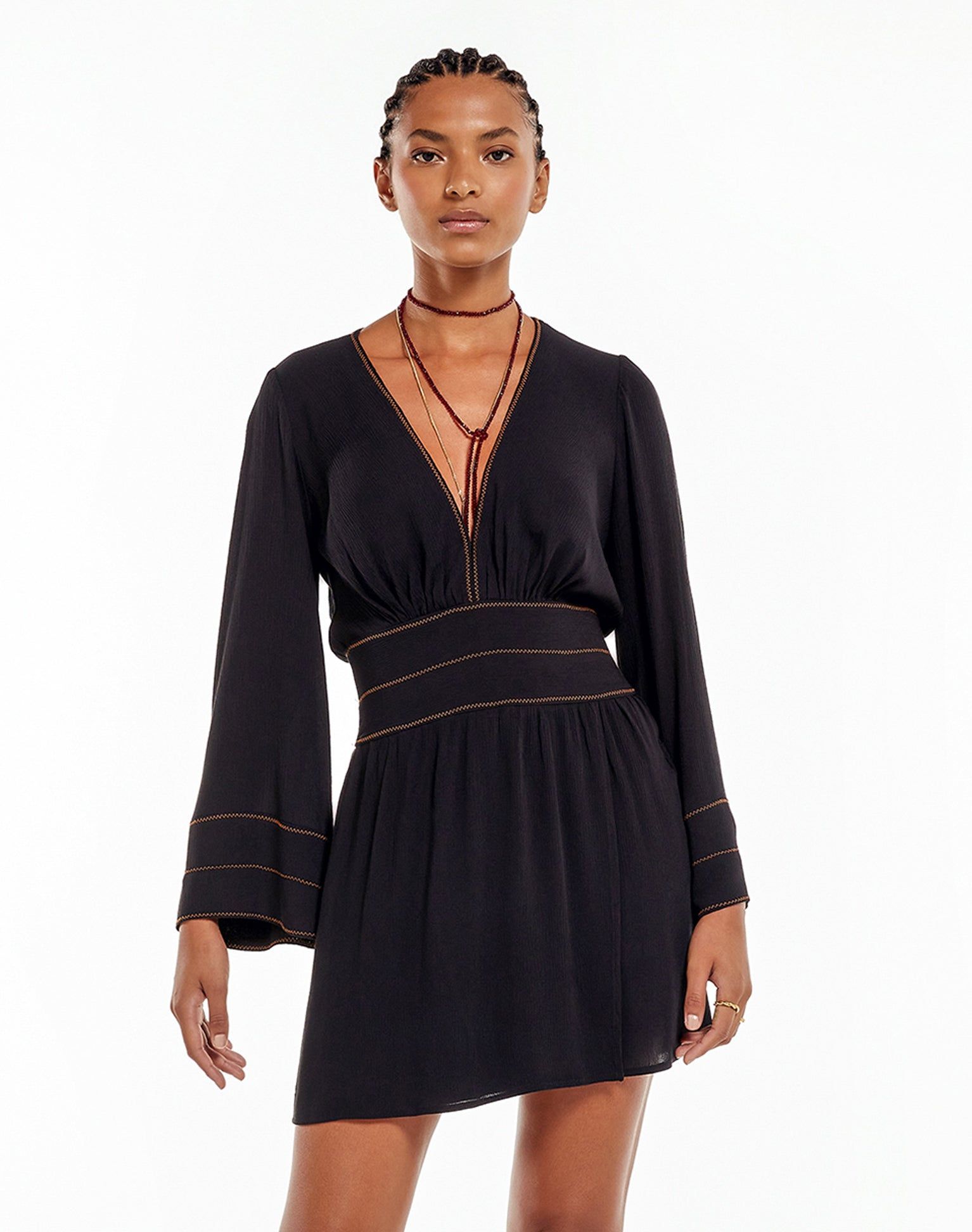 Lara Mini Dress - Black sold by Vix