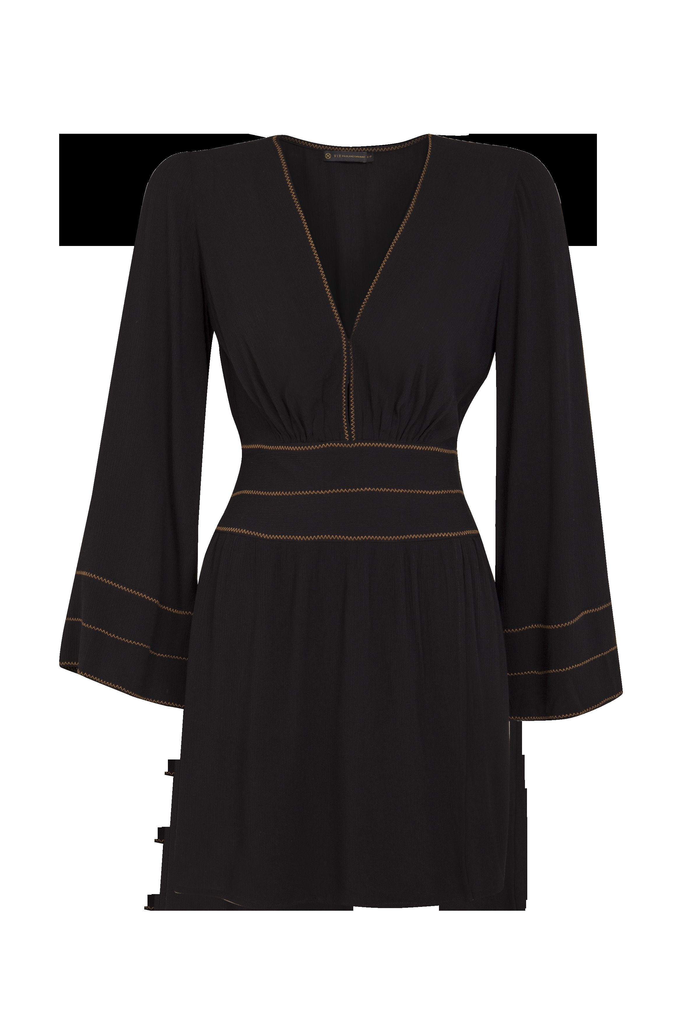 Lara Mini Dress - Black sold by Vix product image thumbnail 5