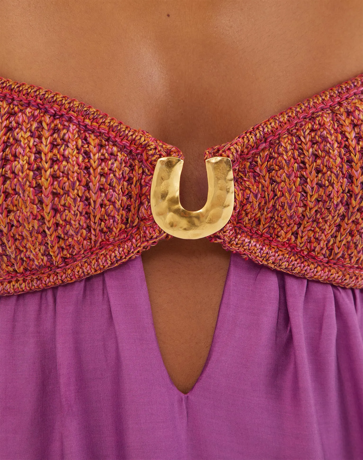 Aria Long Dress - Berry Burst sold by Vix product image thumbnail 4