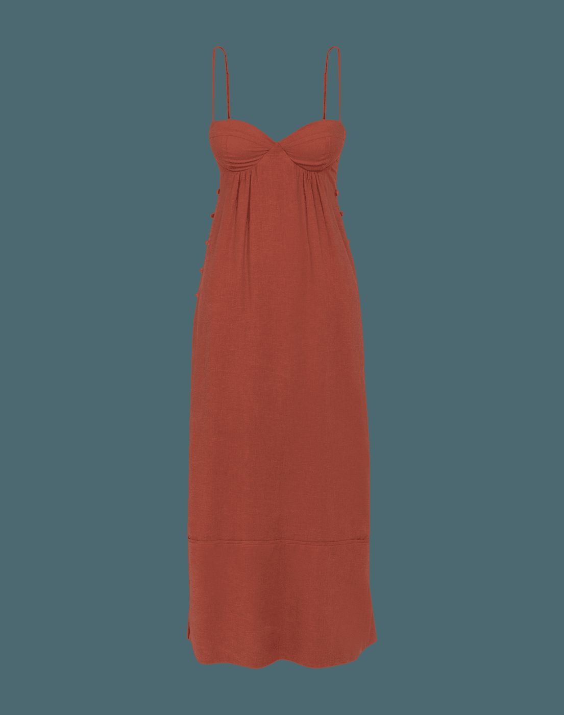 Iris Long Dress (final sale) - Ginger sold by Vix product image thumbnail 4