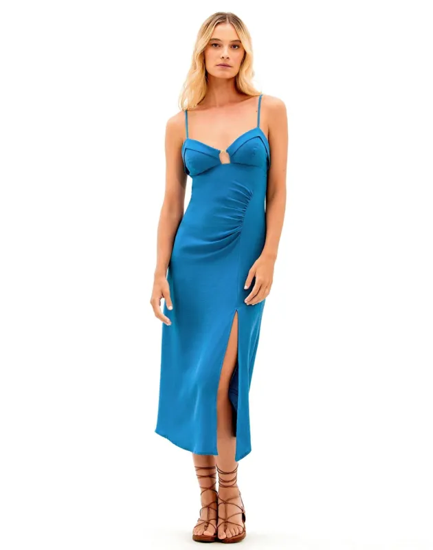 Carrie Midi Dress - Pacific sold by Vix