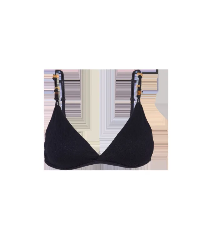 Firenze Kira Flora Top - Black sold by Vix