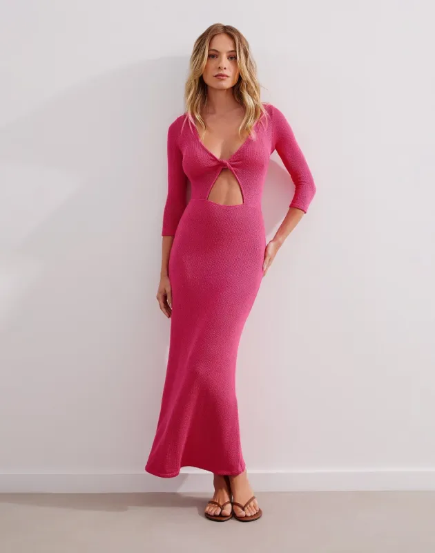 Anna Midi Cover Up (exchange only) - Pink sold by Vix