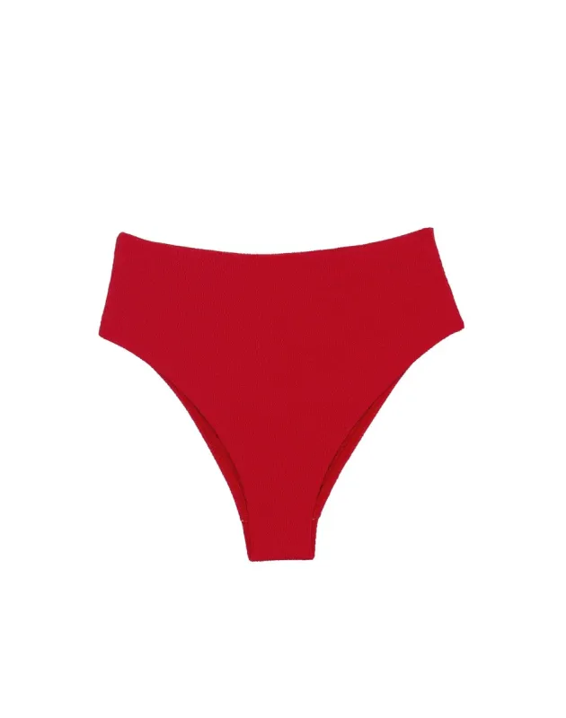 Firenze Bela Hot Pant Bottom (exchange only) - Red Pepper sold by Vix