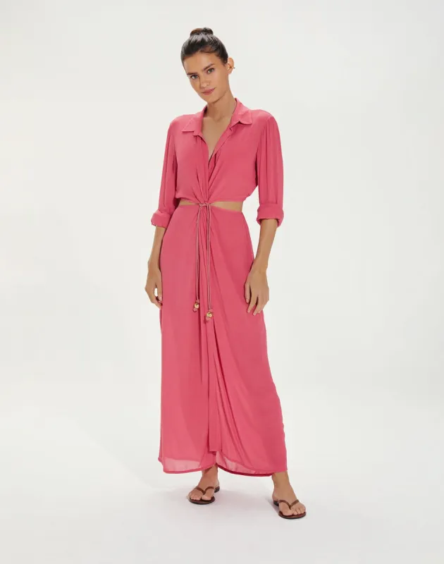 Flora Detail Long Cover Up (exchange only) - Ballet made by Vix