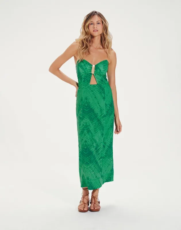 Lizzy Long Dress - Tamale Cactus sold by Vix