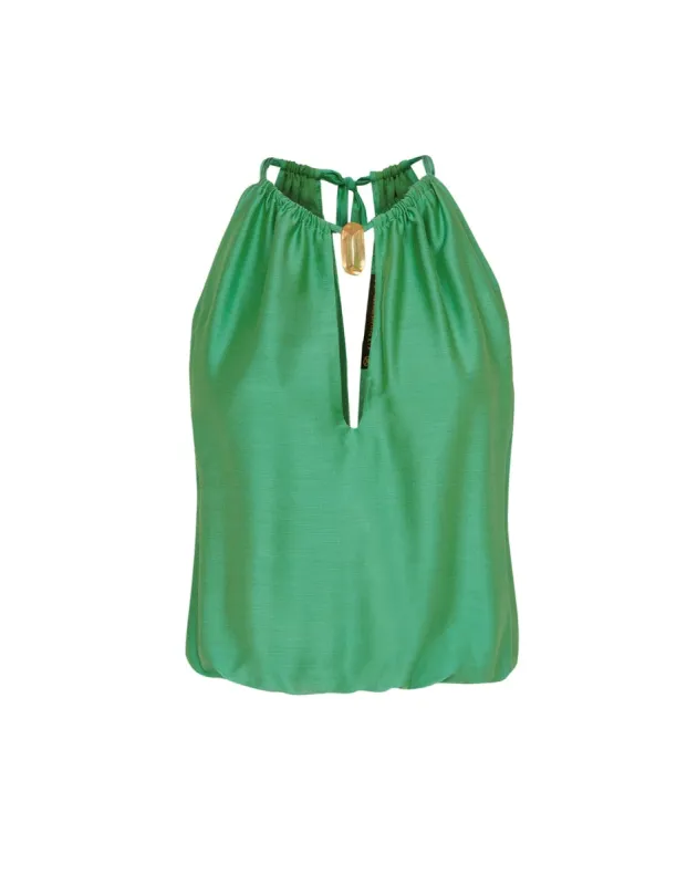 Celine Detail Blouse (exchange only) - Cactus sold by Vix