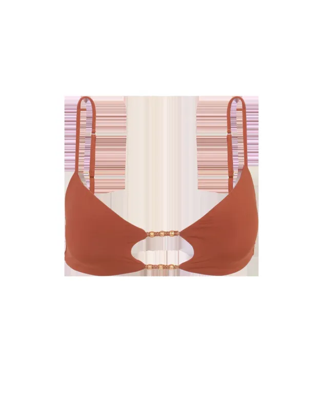 Kendra Erin Top - Camel made by Vix