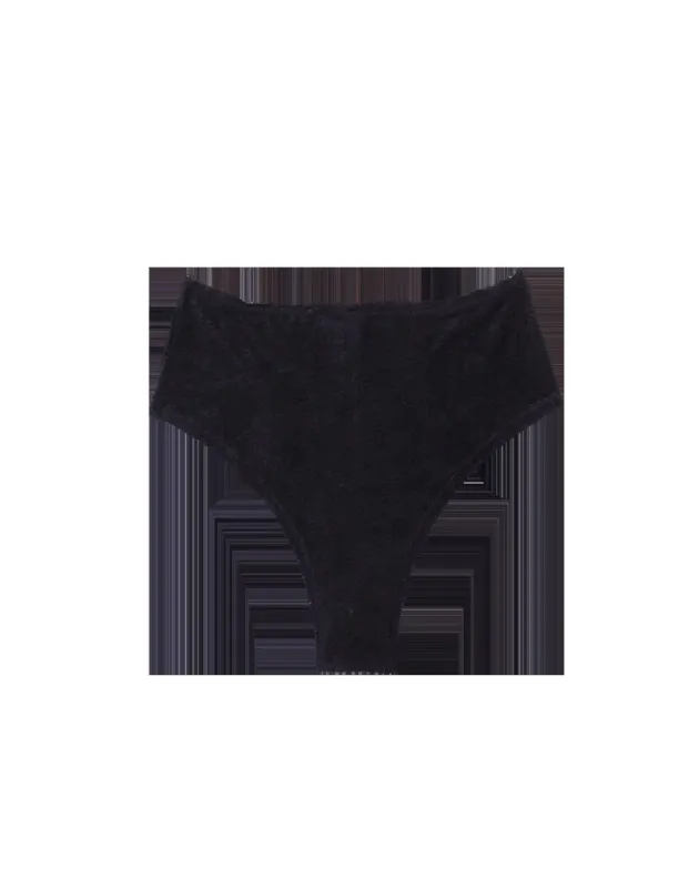 Scales Buttons Hot Pant Bottom - Black sold by Vix