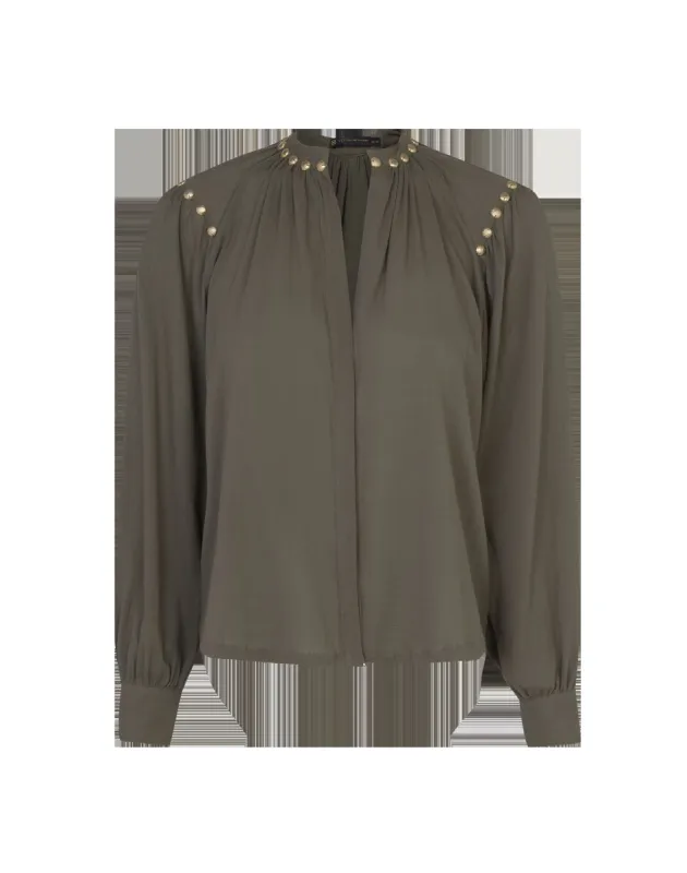 Edite Blouse (final sale) - Pistachio made by Vix