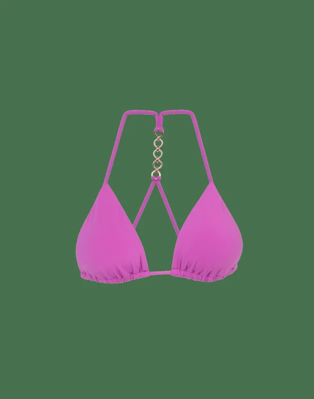 Greta T Back Tri Top (final sale) - Lotus sold by Vix