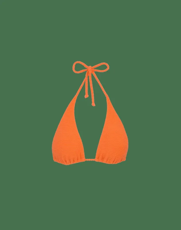 Kayla Celly Tri Top (final sale) - Tangerine sold by Vix