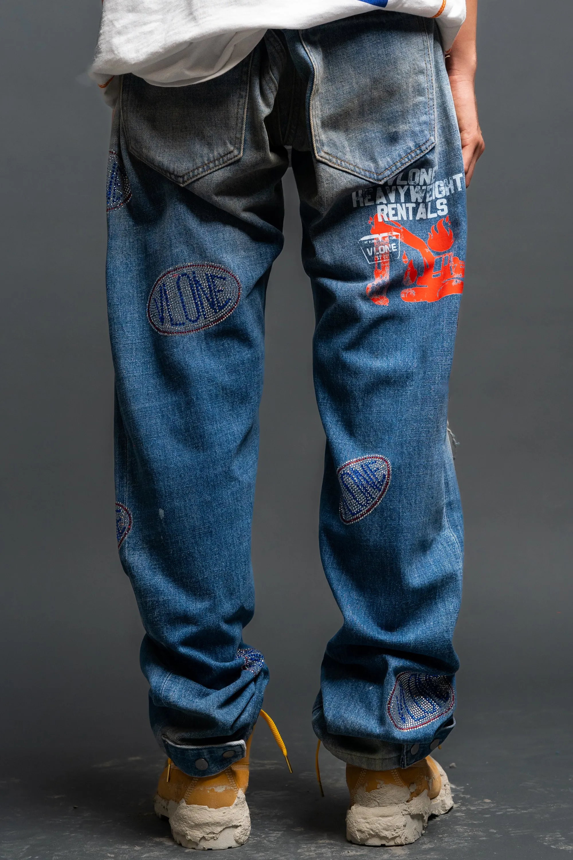 Teamsters Denim Jeans sold by VLONE product image thumbnail 2