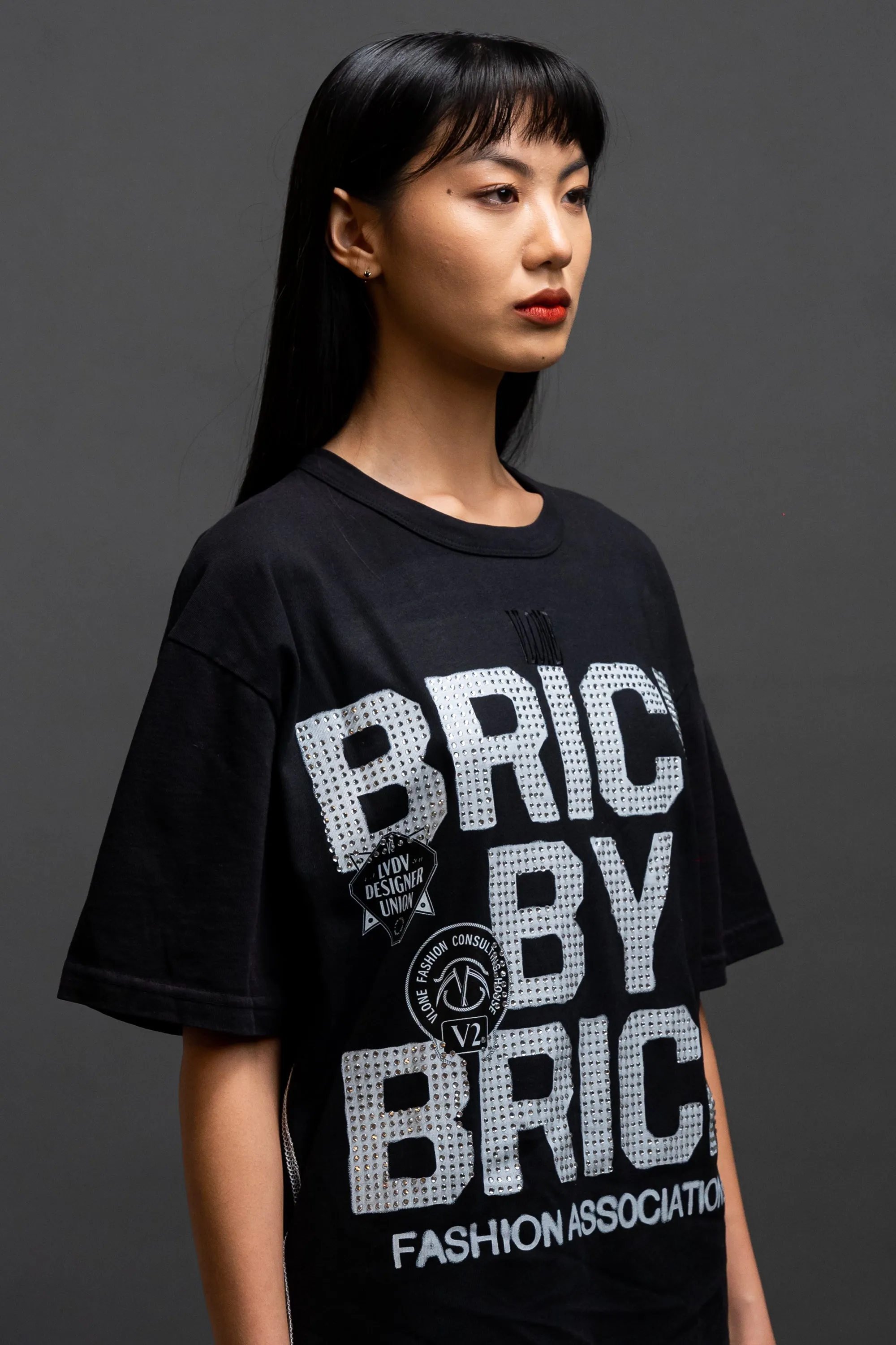 BBB Association S/S T-Shirt In Rhinestone sold by VLONE product image thumbnail 5