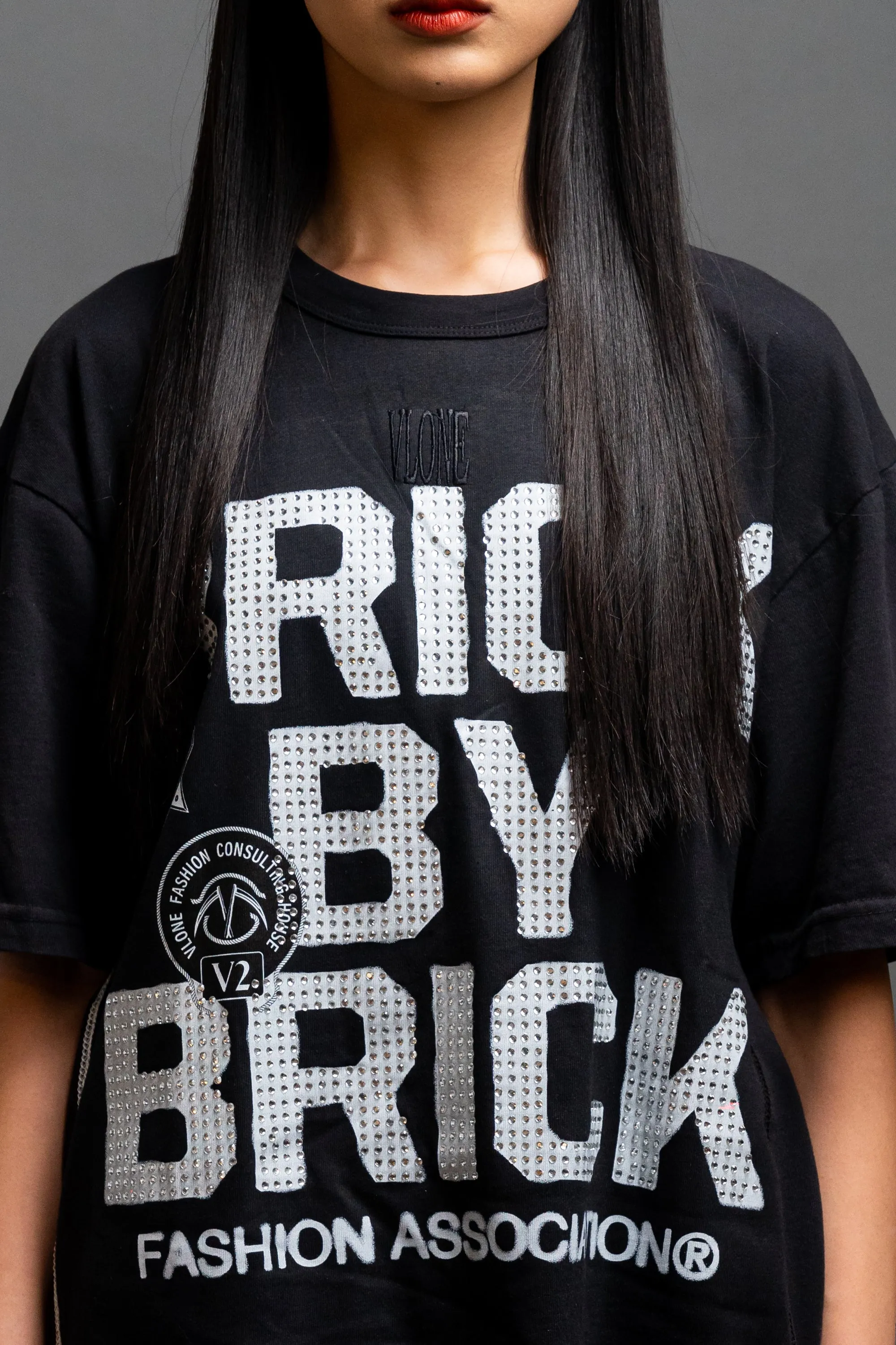 BBB Association S/S T-Shirt In Rhinestone sold by VLONE product image thumbnail 4