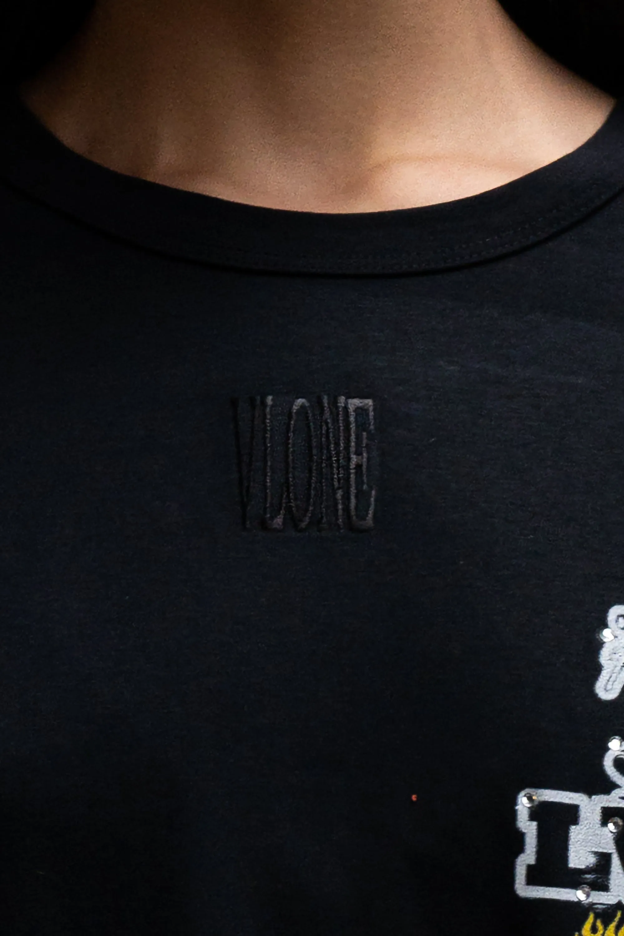 Policy S/S T-Shirt In Rhinestone sold by VLONE product image thumbnail 5