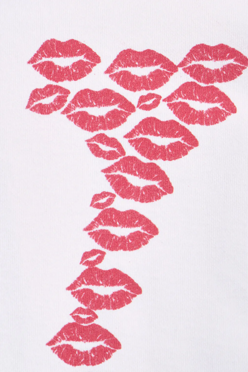 RED LIPSTICK OG EMBROIDERED HOODIE (white) sold by VLONE product image thumbnail 4