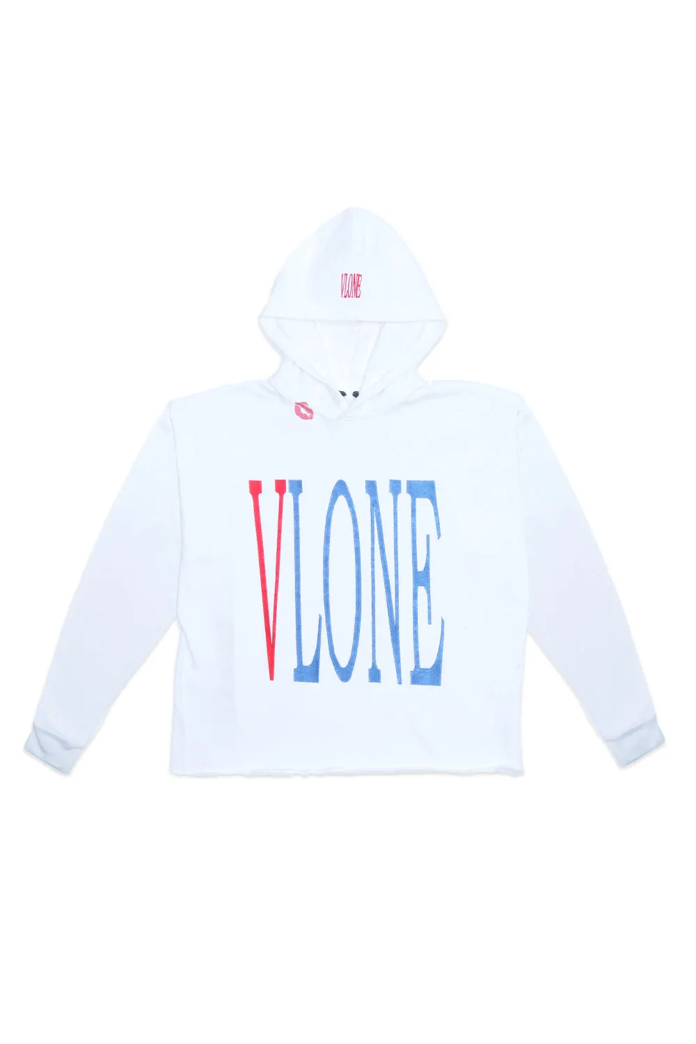 RED LIPSTICK OG EMBROIDERED HOODIE (white) sold by VLONE
