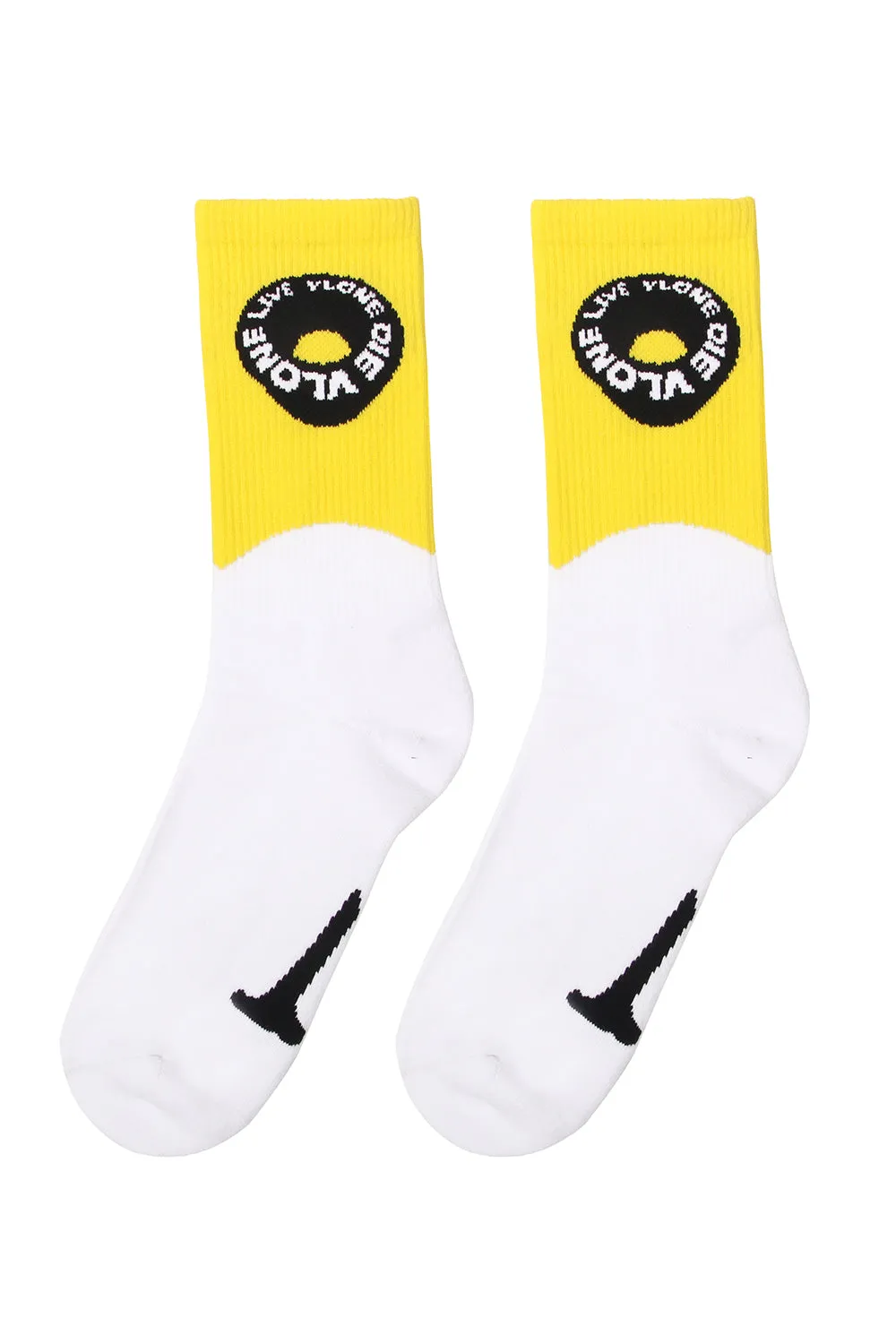 LVDV Creative Socks - Yellow (2-pack) sold by VLONE