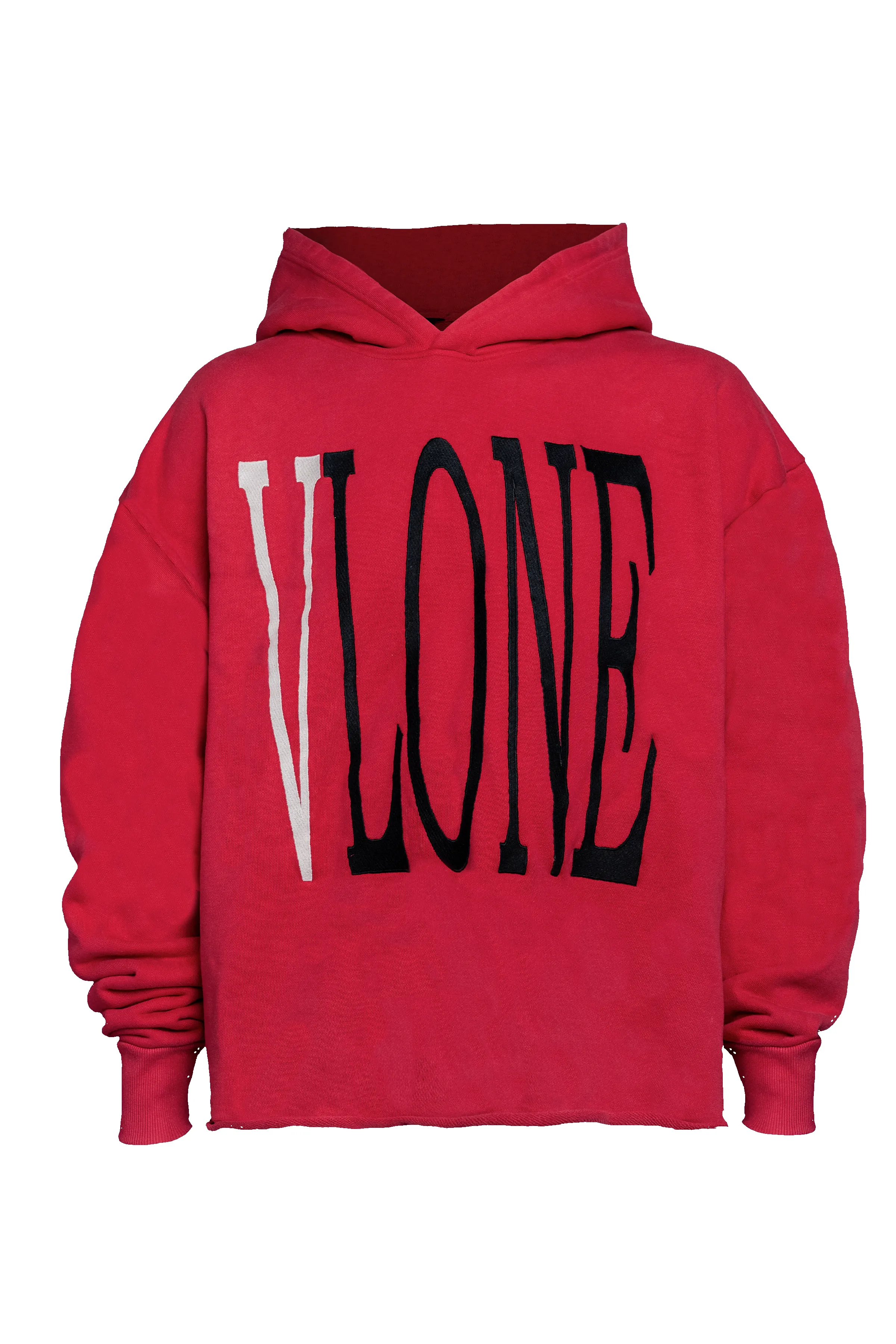 OG Staple Embroidered Hoodie (Red/Red) sold by VLONE