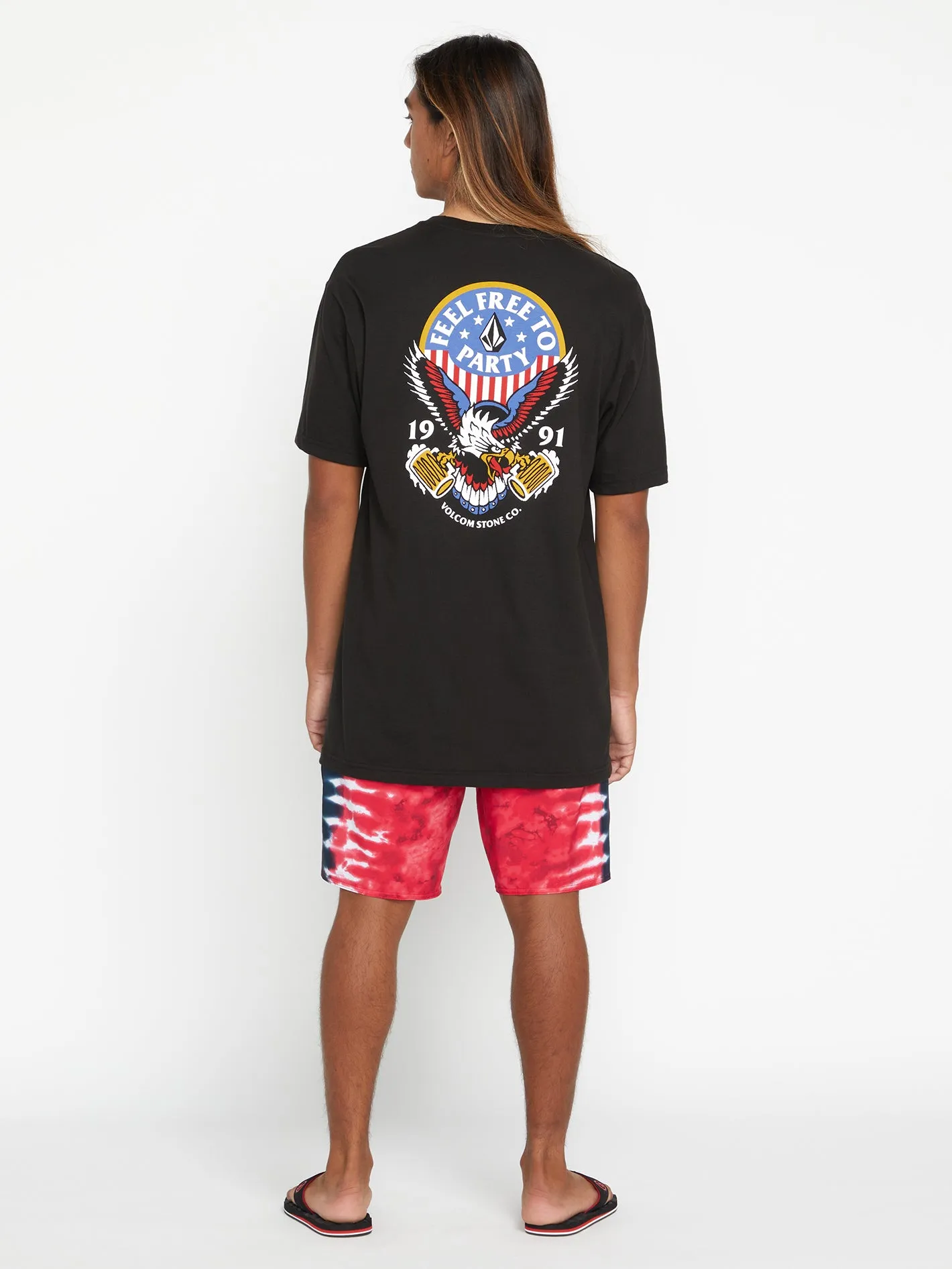 Freedomeagle Short Sleeve Tee - Black sold by Volcom product image thumbnail 2