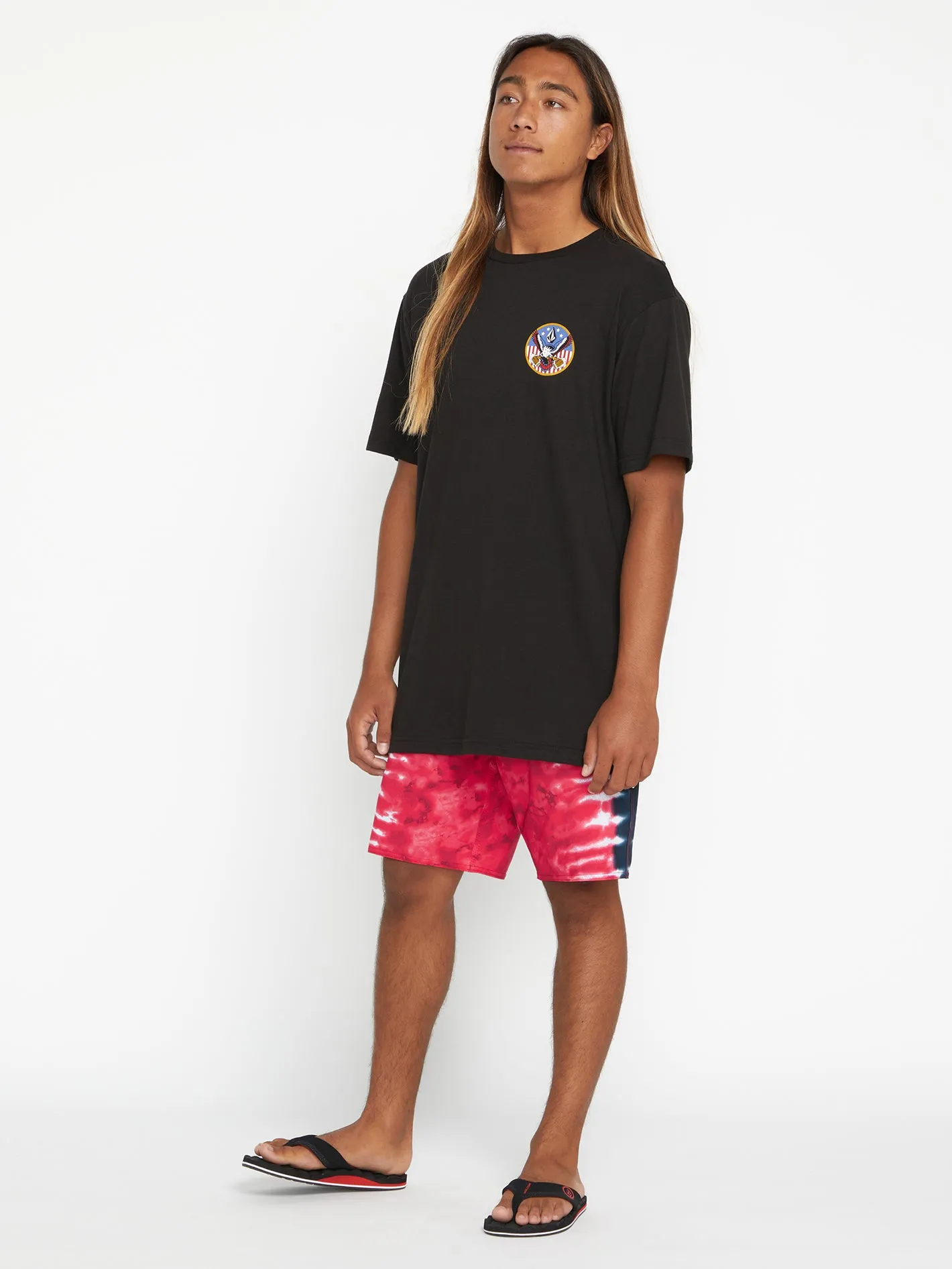 Freedomeagle Short Sleeve Tee - Black sold by Volcom