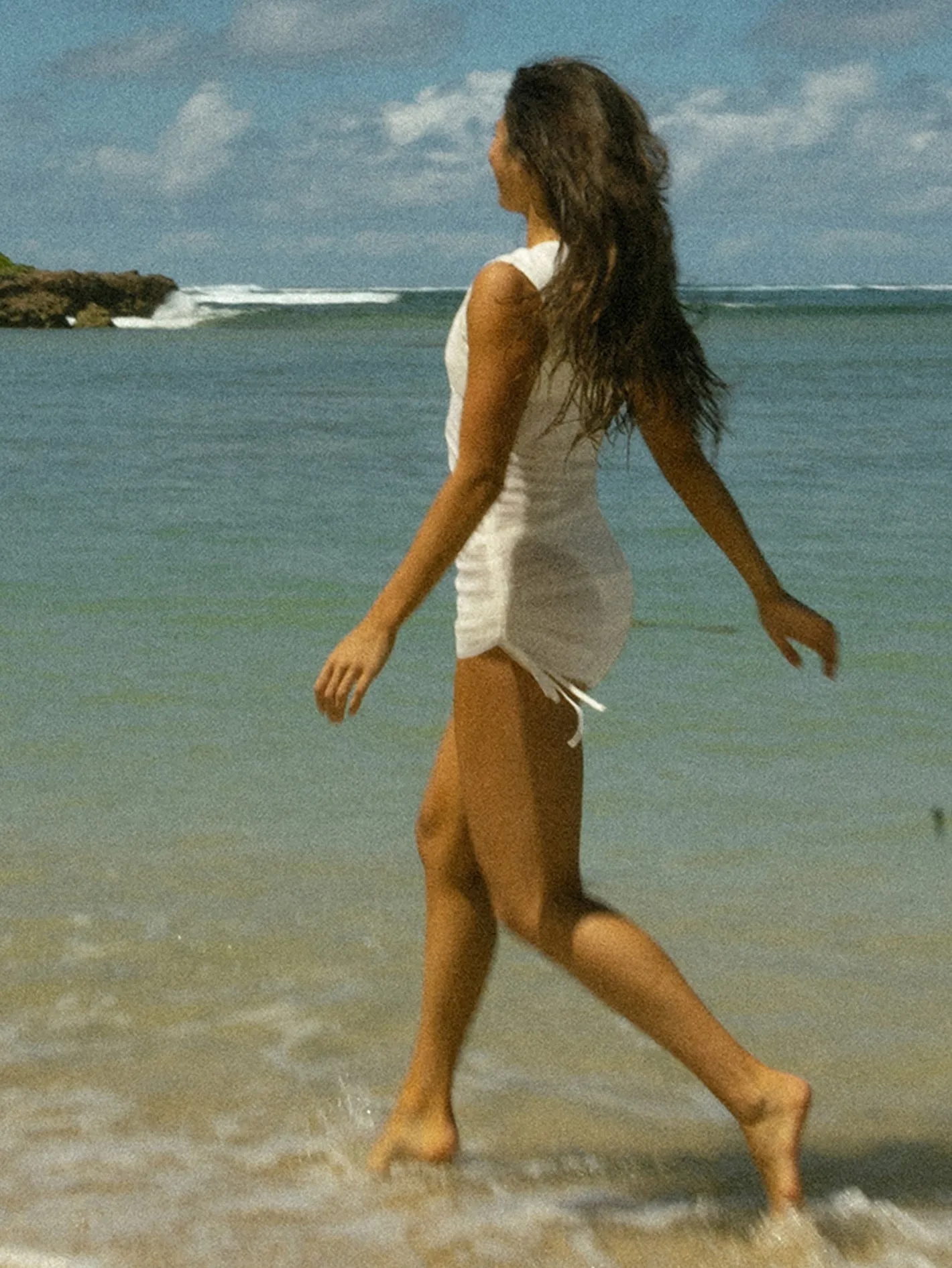 SET x Volcom: Beachside Dress - Sea Salt sold by Volcom product image thumbnail 2