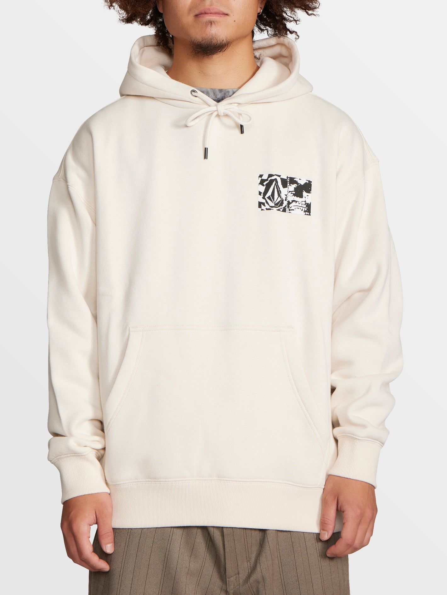 Tokyo True Pullover Hoodie - Whitecap Grey sold by Volcom product image thumbnail 3