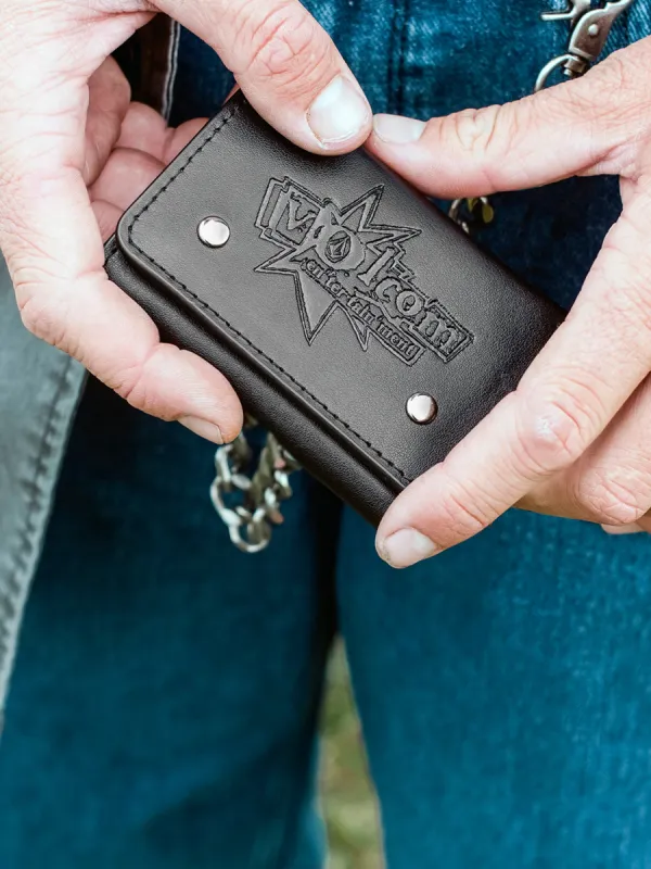 Volcom Entertainment Leather Wallet - Black sold by Volcom