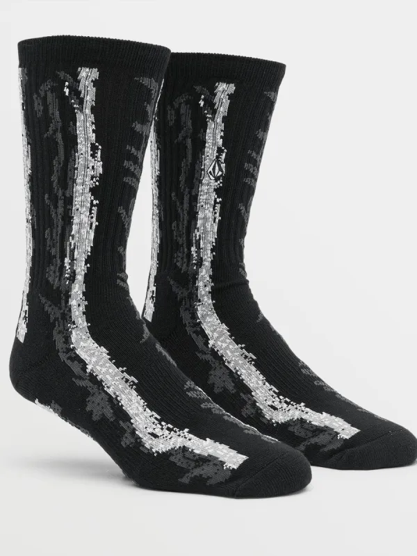 Volcom Entertainment Hockey Dad Socks - Black sold by Volcom