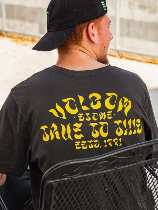 Venice Short Sleeve Tee - Vintage Blue sold by Volcom