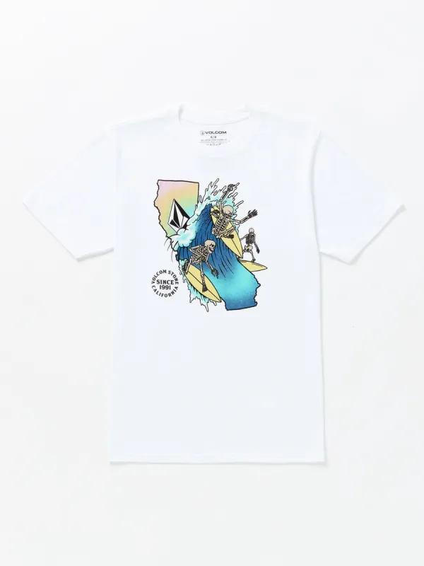 Cali Ripper Short Sleeve Tee - White sold by Volcom