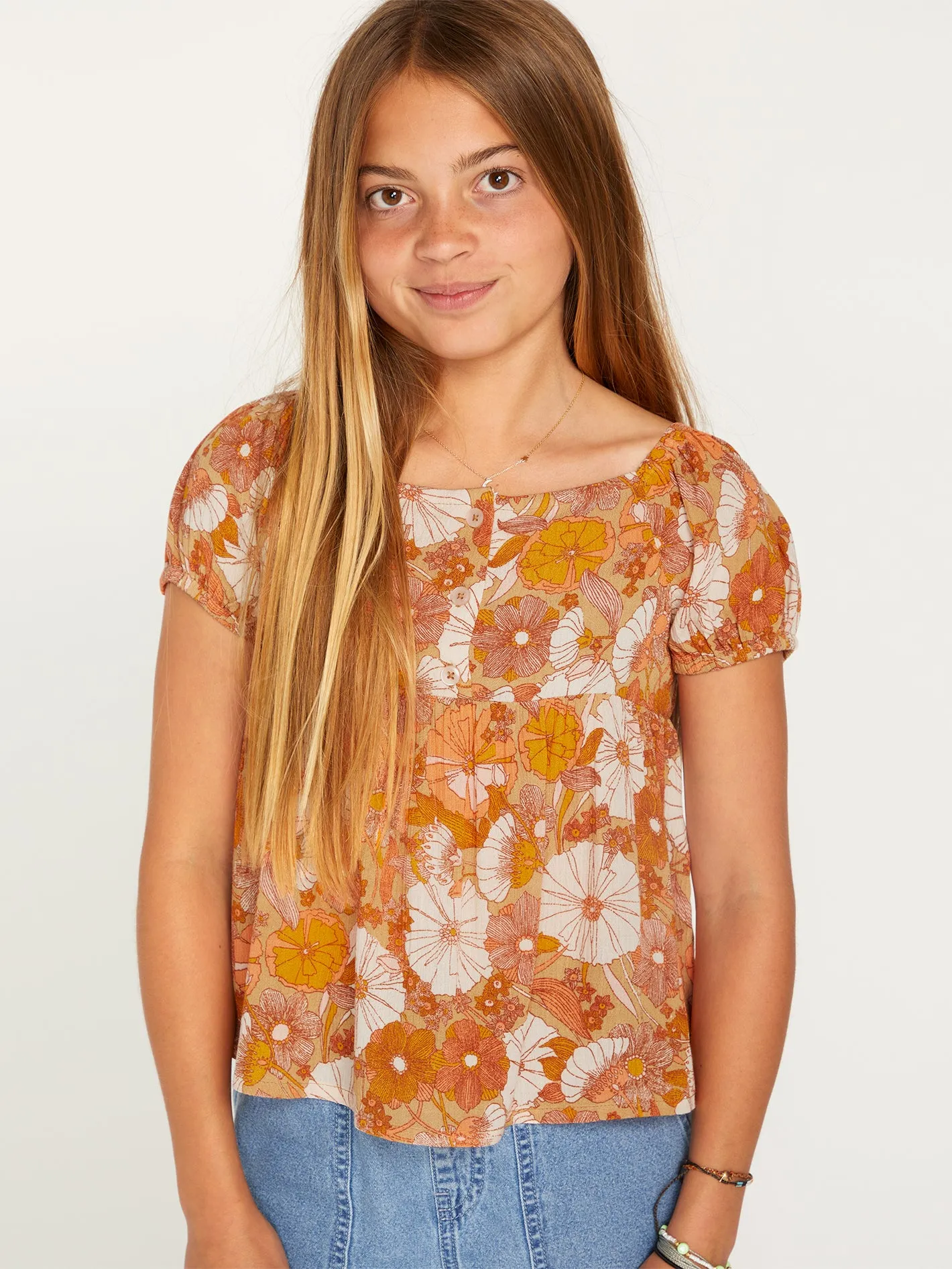 Girls Only Good Daze Top - Hazel sold by Volcom product image thumbnail 3
