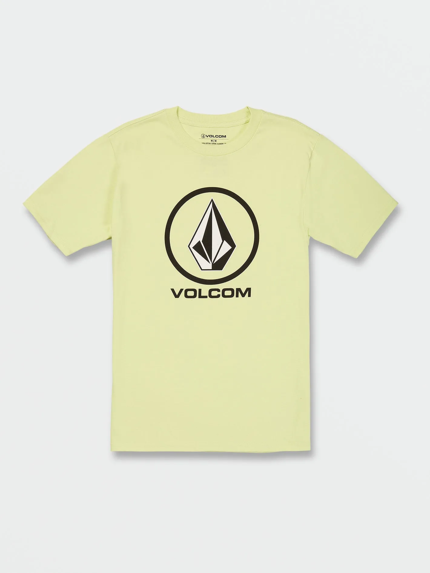 Crisp Stone Short Sleeve Tee - Shadow Lime sold by Volcom