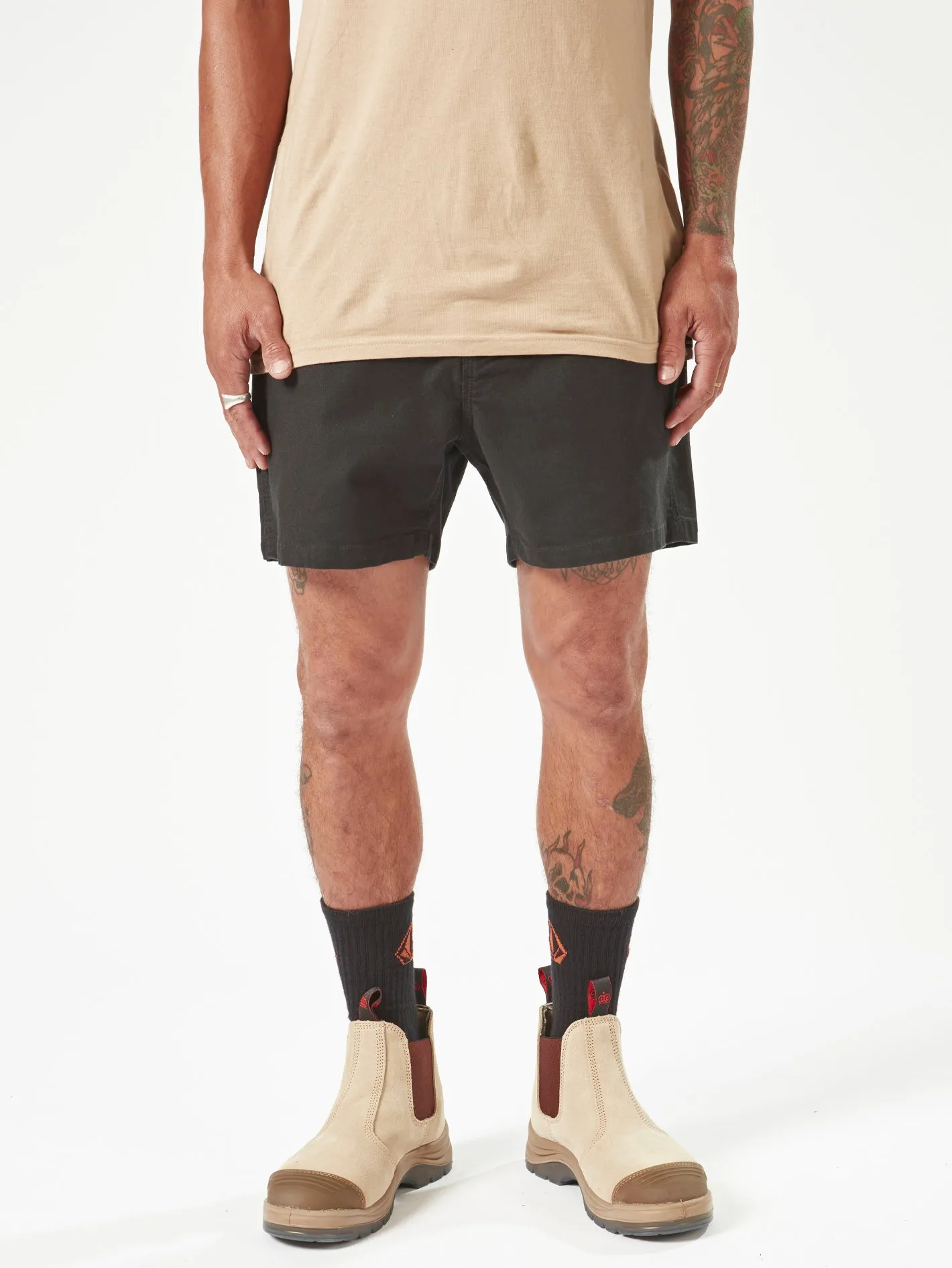 Volcom Workwear Bevel Work Shorts - Black sold by Volcom product image thumbnail 3