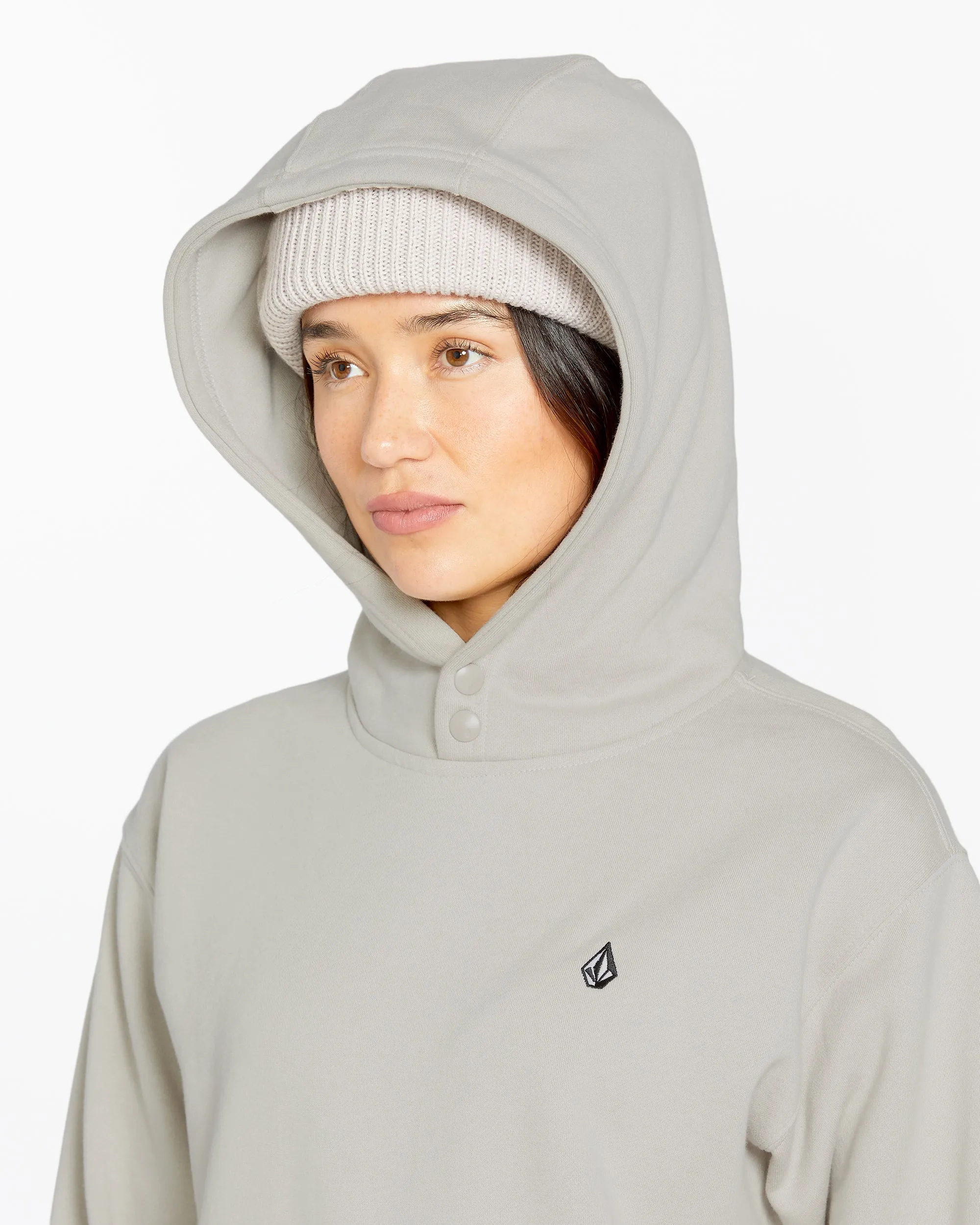 Womens Costus Pullover Fleece - Stone sold by Volcom product image thumbnail 5