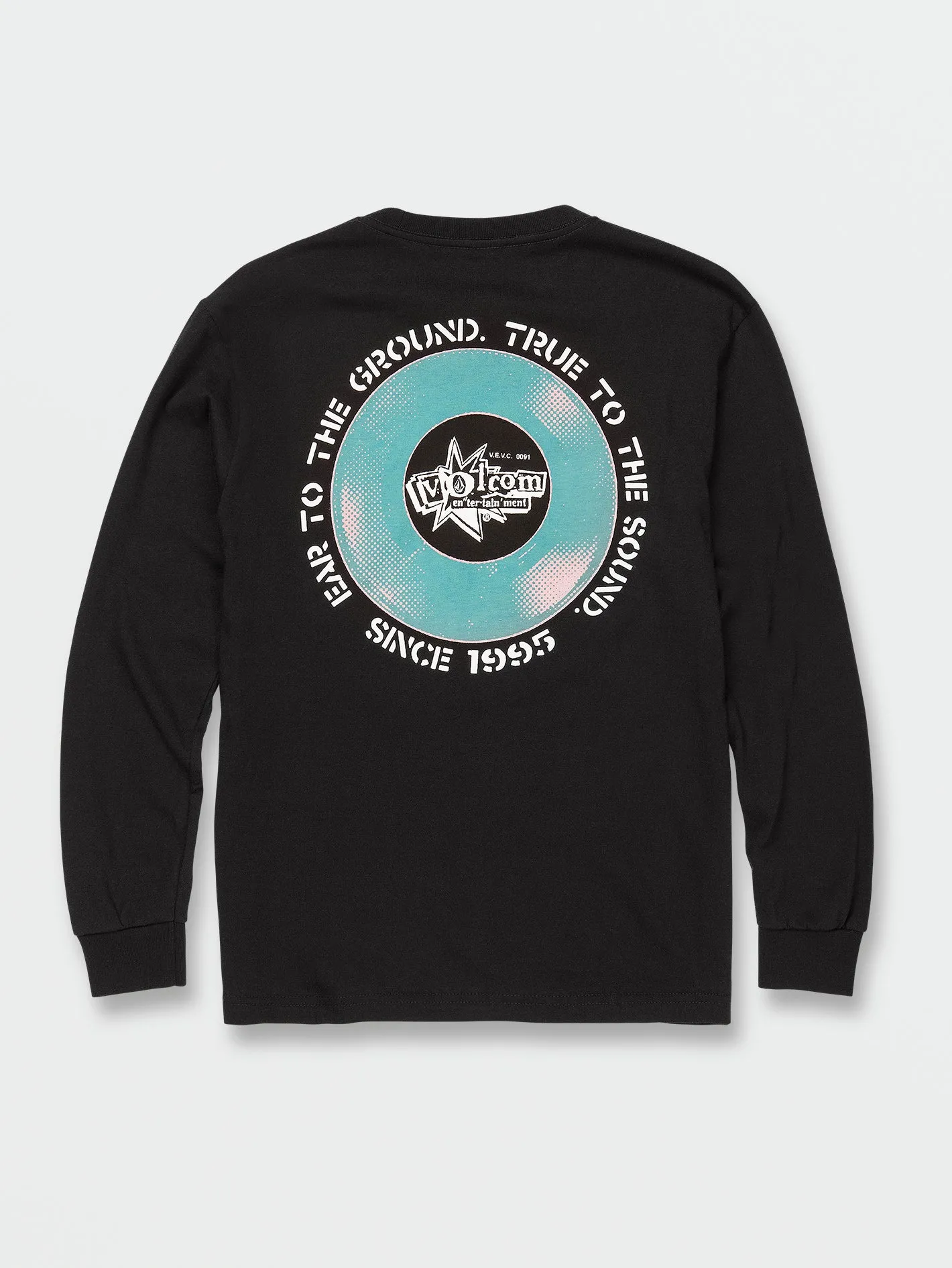 Big Boys Volcom Entertainment Long Playing Long Sleeve Tee - Black sold by Volcom product image thumbnail 2