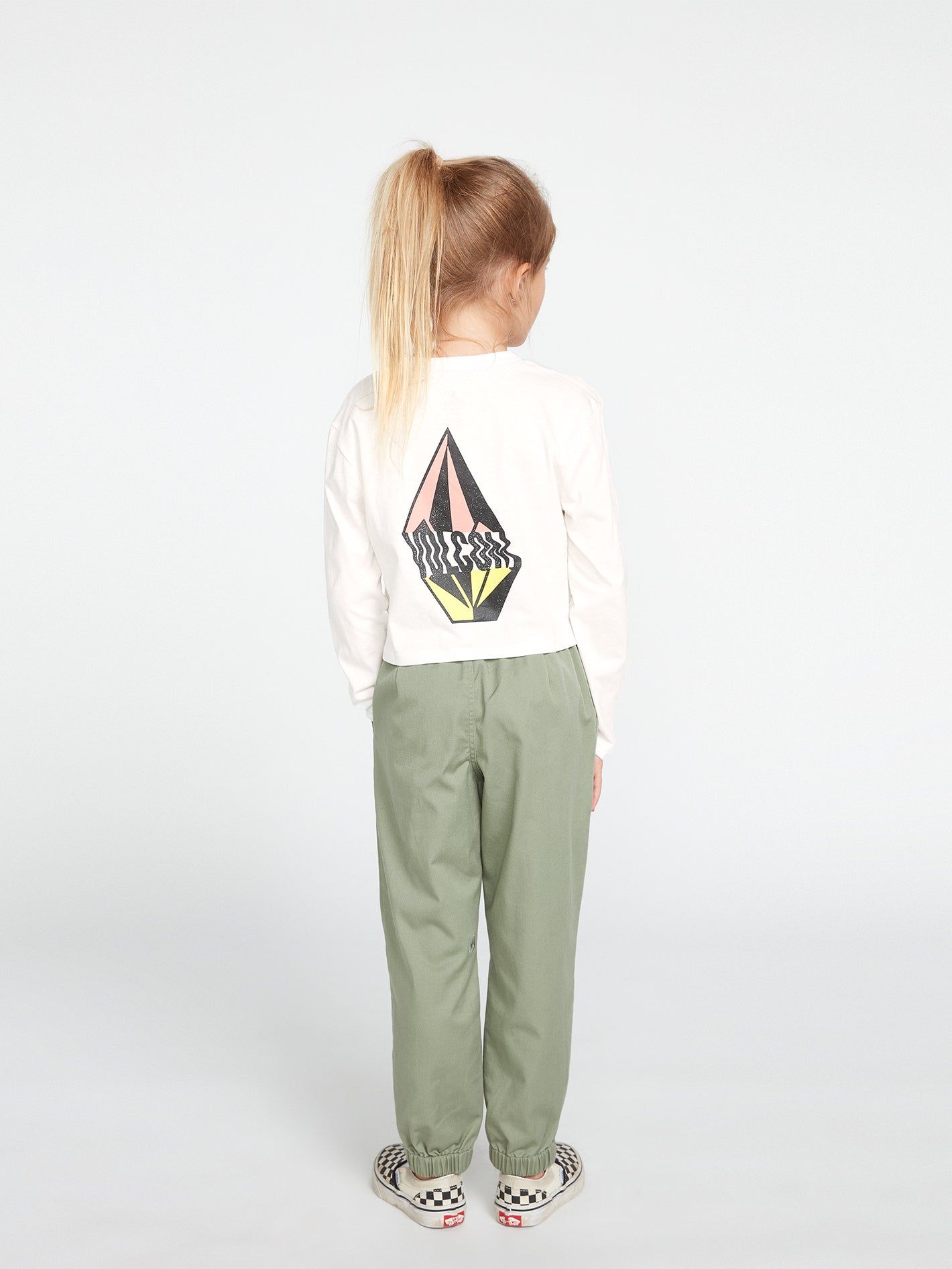 Girls Pocket Dial Long Sleeve Tee - Star White sold by Volcom product image thumbnail 2