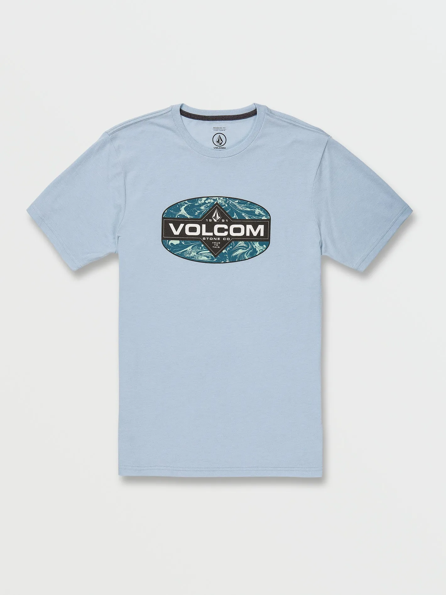 Refilled Short Sleeve Tee - Cali Blue Heather sold by Volcom