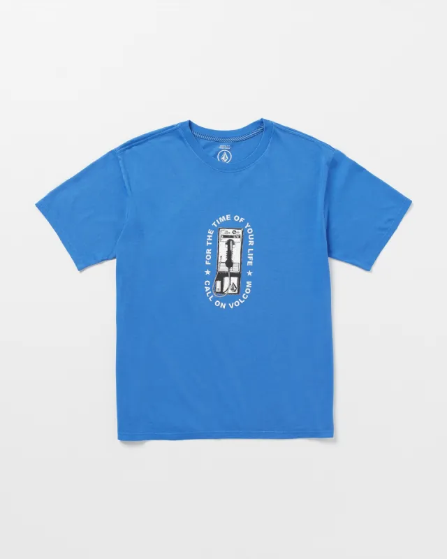 Time Of Your Life Short Sleeve Tee - Patriot Blue sold by Volcom
