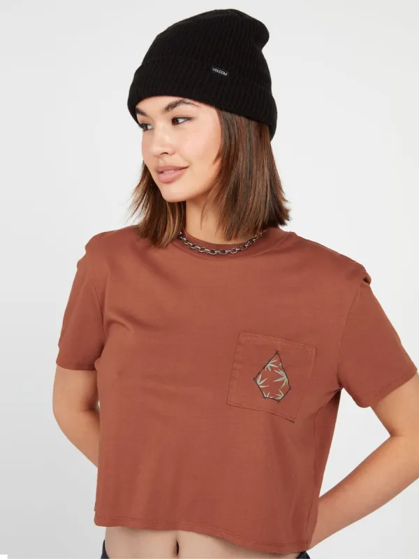 Pocket Dial Short Sleeve Tee - Dark Clay sold by Volcom