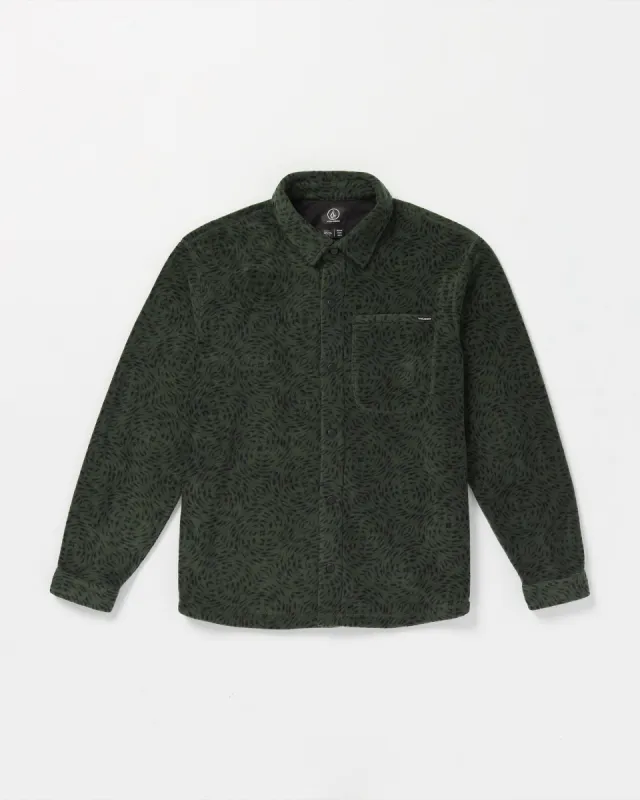 Bowered Light Long Sleeve Shirt - Squadron Green sold by Volcom
