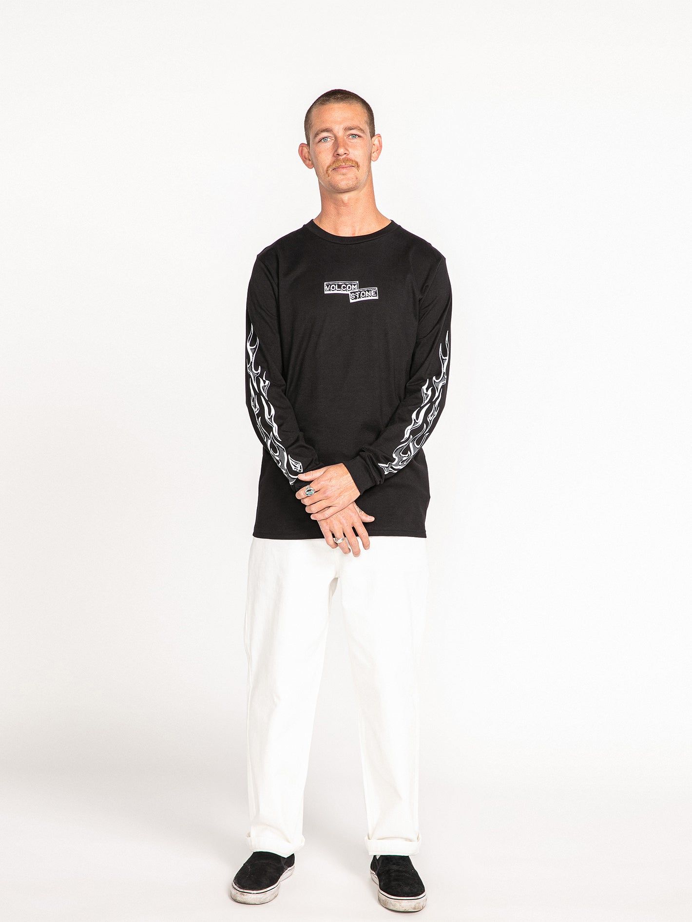 Ignighter Long Sleeve Tee - Black sold by Volcom product image thumbnail 2