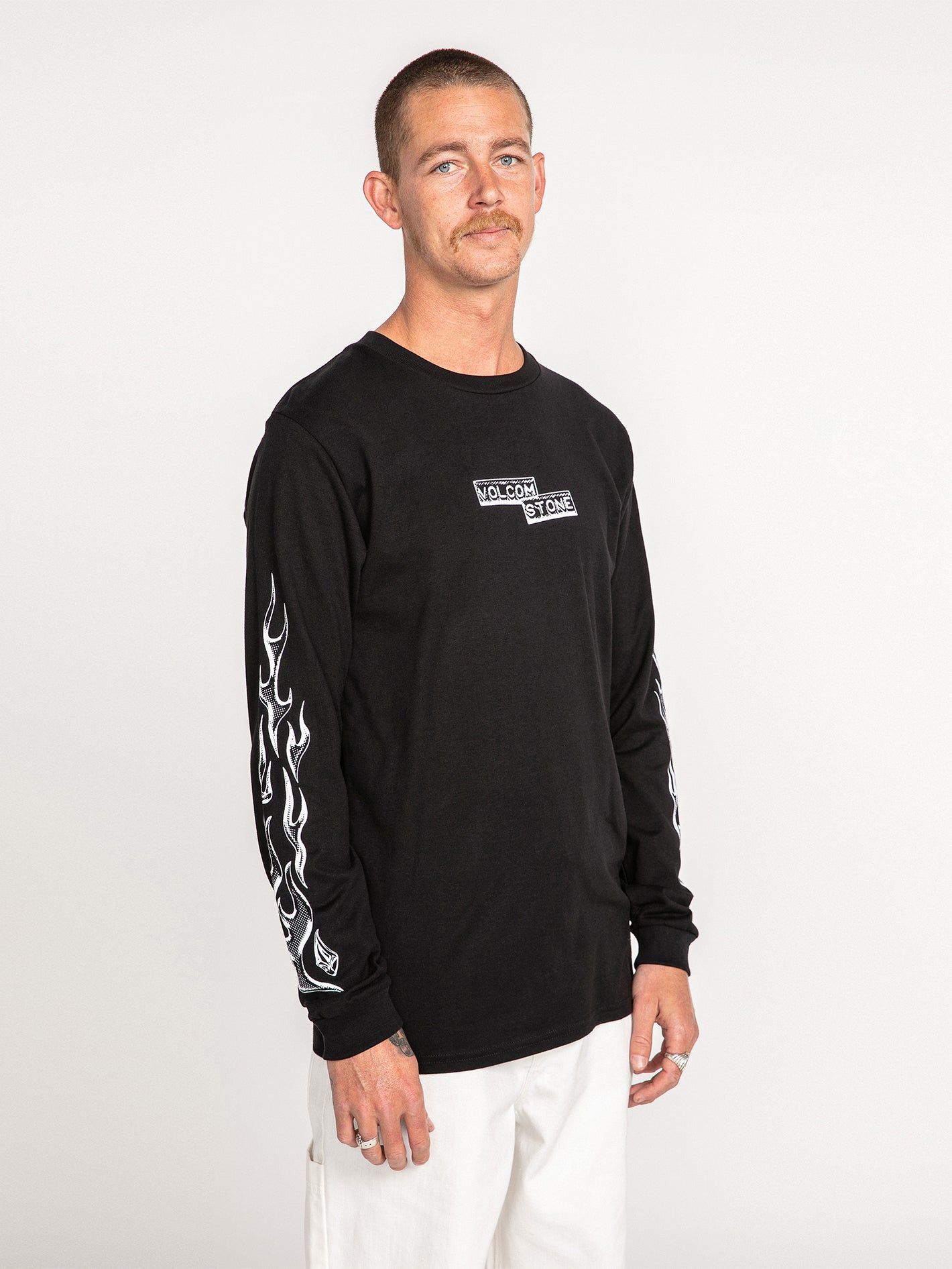 Ignighter Long Sleeve Tee - Black sold by Volcom